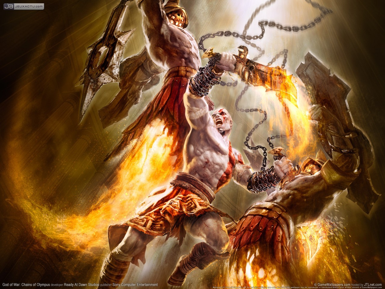 God of Battle: Chains of Olympus - Kratos-lite, just two calories