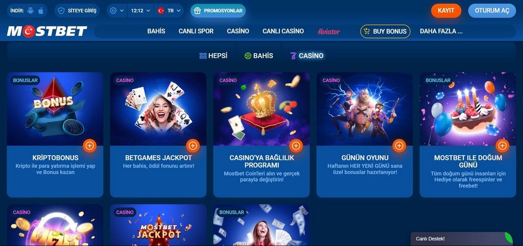Mostbet - Онлайн-букмекерская контора и игорное заведение